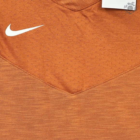 NWT Nike Coaches Soccer Football Top Mens Small Orange White DJ5118-802 MSRP $60 - Picture 2 of 11